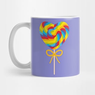 Candy on stick with twisted design Mug